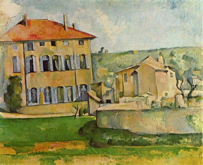 Paul Cezanne Jas de Bouffan oil painting image